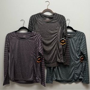 Avia brand flex tech performance long sleeve shirts